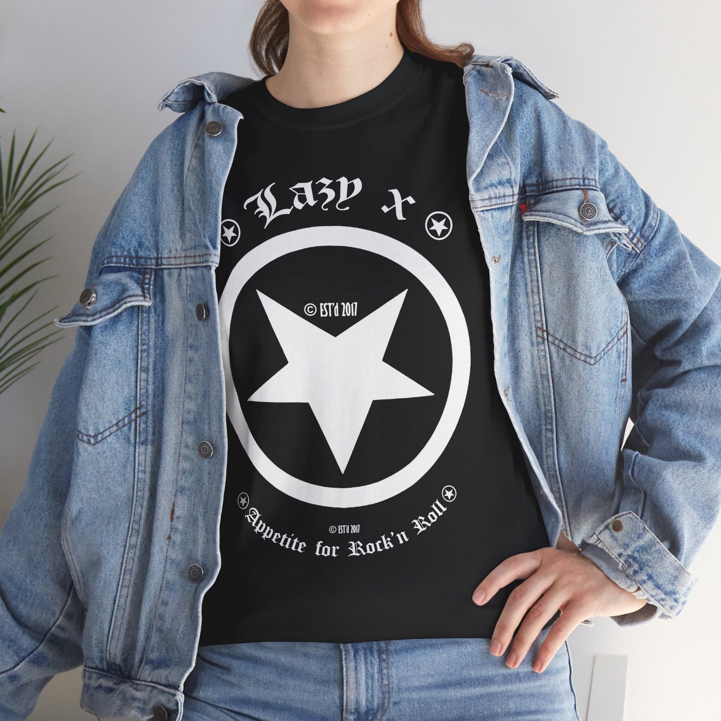 Lazy X - Rock Star Unisex Heavy Cotton Tee