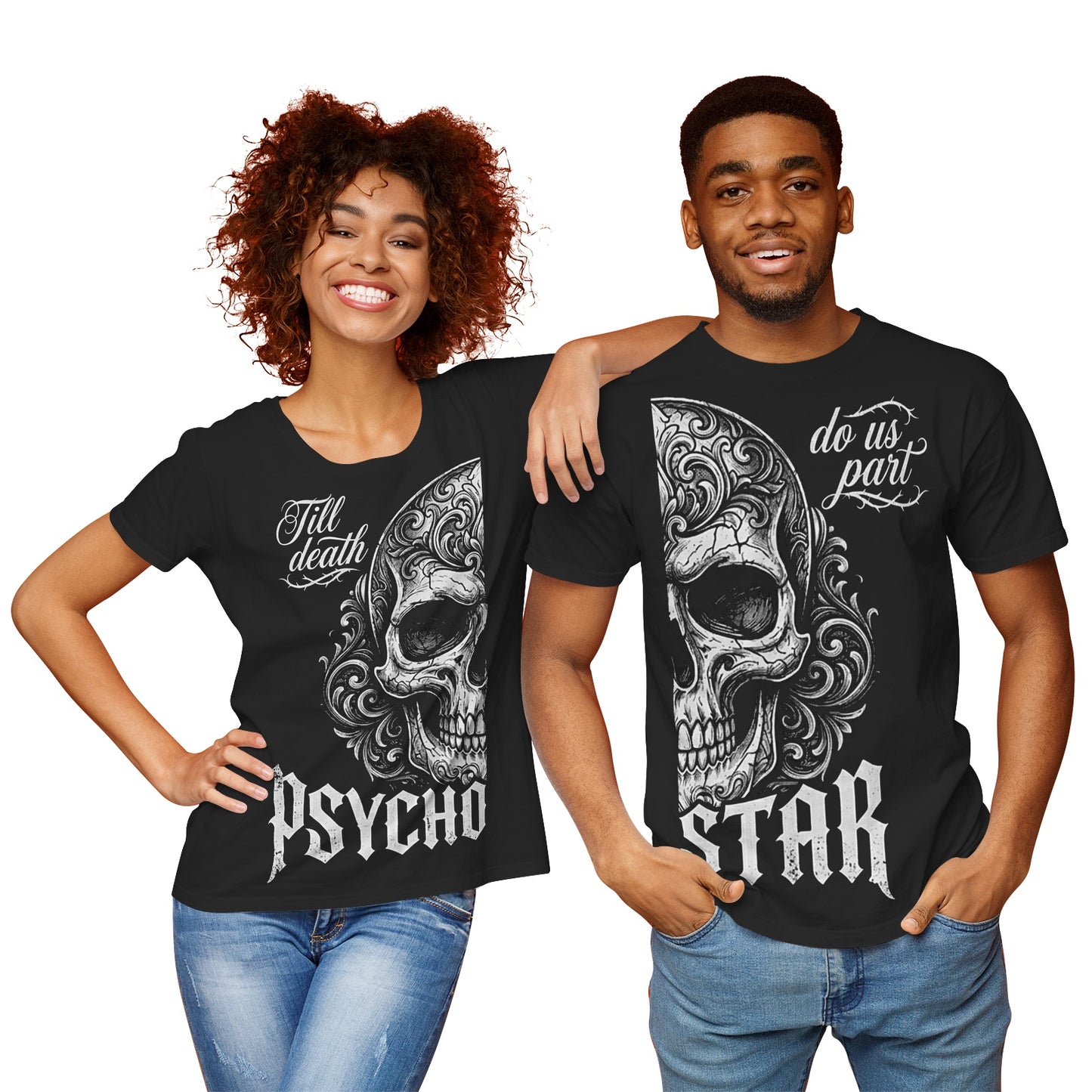 The Psychostar Festival Pack | Matching Rock/Metal Couple Tee Bundle