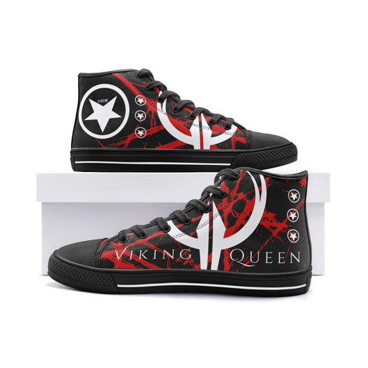 Viking Queen High Tops Converse style Shoes